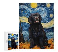 Adult Jigsaw Puzzle500 PCS Newfoundland Dog Jigsaw Puzzle Brain Teaser Game Pattern Assembly Unique Birthday And Gifts 500 PCS