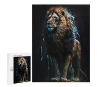 Adult Jigsaw Puzzle500 PCS Painting Leo Jigsaw Puzzle Brain Teaser Game Pattern Assembly Unique Birthday And Gifts 500 PCS