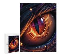 Adult Jigsaw Puzzle500 PCS Red Dragon Eyes Puzzles for Adults Relaxing Games Improve Memory Deal As Gifts for The Whole Family 500 PCS