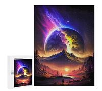 Adult Jigsaw Puzzle500 PCS Stellar Voyage Jigsaw Puzzle Brain Teaser Game Pattern Assembly Unique Birthday And Gifts 500 PCS