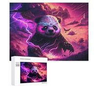 Adult Jigsaw Puzzle500 PCS Thundering Panda Storm -1 Teenagers Puzzles Brain Teaser Game Home Decoration Unique Birthday And Gifts 500 PCS
