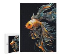 Adult Jigsaw Puzzle500 PCS Tiny Fish Jigsaw Puzzle Brain Teaser Game Pattern Assembly Unique Birthday And Gifts 500 PCS