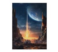 Adult Jigsaw Puzzle52x38cm/1000pcs Epic Asteroid Falling Adult Jigsaw Puzzle Relaxing Games Perfect Decoration Deal As Gifts for The Whole Family 52x38cm/1000pcs