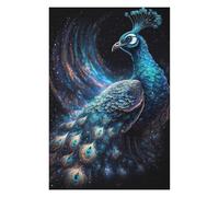 Adult Jigsaw Puzzle75x50cm/1000pcs Cosmic Peacock Jigsaw for Adults Brain Teaser Game Precision Cutting Deal As Gifts for The Whole Family 75x50cm/1000pcs
