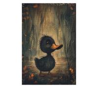 Adult Jigsaw Puzzle75x50cm/1000pcs Enchanted Black Duckling Jigsaw for Adults Brain Teaser Game Precision Cutting Deal As Gifts for The Whole Family 75x50cm/1000pcs