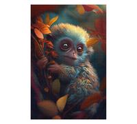 Adult Jigsaw Puzzle75x50cm/1000pcs Enchanted Forest Monkey Teenagers Puzzles Brain Teaser Game Home Decoration Unique Birthday And Gifts 75x50cm/1000pcs