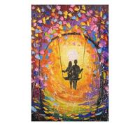 Adult Jigsaw Puzzle75x50cm/1000pcs Eternal Love Jigsaw for Adults Brain Teaser Game Precision Cutting Deal As Gifts for The Whole Family 75x50cm/1000pcs