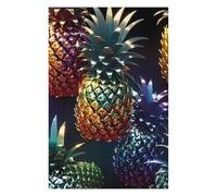 Adult Jigsaw Puzzle75x50cm/1000pcs Metallic Pineapple Rainbow Adult Jigsaw Puzzle Relaxing Games Perfect Decoration Deal As Gifts for The Whole Family 75x50cm/1000pcs
