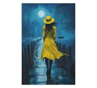 Adult Jigsaw Puzzle75x50cm/1000pcs Night Breeze Teenagers Puzzles Brain Teaser Game Home Decoration Unique Birthday And Gifts 75x50cm/1000pcs