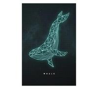 Adult Jigsaw Puzzle75x50cm/1000pcs Whale Star Jigsaw for Adults Brain Teaser Game Precision Cutting Deal As Gifts for The Whole Family 75x50cm/1000pcs