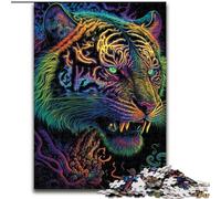 Adult Jigsaw Puzzles 1000 Abstract Psychedelic, Elephant Toy Intellectual Game Birthday Present, Gifts, Wall Art for Ages 14+ (Size 50x75cm)