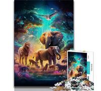 Adult Jigsaw Puzzles 1000 African Animals Puzzles for Adults,learning Educational for Is Ideal As A Gift for The Whole Family (size 38x26cm)