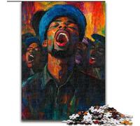 Adult Jigsaw Puzzles 1000 African Man Challenging Game And Family Play for Is Ideal As A Gift for The Whole Family 50x75cm