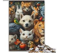 Adult Jigsaw Puzzles 1000 Animal World Challenging Game And Family Play for Is Ideal As A Gift for The Whole Family 50x75cm