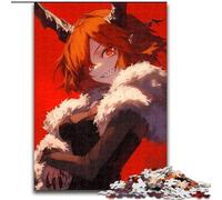 Adult Jigsaw Puzzles 1000 Anime Demon Girl, Brain Teaser For Wall Decoration Unique Birthday And Xmas Gifts for for Age 14 (Size 26x38cm)