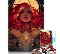 Adult Jigsaw Puzzles 1000 Anime Girl 1000 Pieces for Teenagers,Challenging Game Toys Wall Decoration Unique Birthday And Xmas Gifts (size 75x50cm)