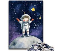 Adult Jigsaw Puzzles 1000 Astronaut 1000 Pieces for Teenagers,Learning Educational Toys Family Games Unique Birthday And Gifts (75x50cm)