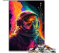 Adult Jigsaw Puzzles 1000 AstroNautical Adventure, Elephant Toy Intellectual Game Birthday Present, Gifts, Wall Art for Ages 14+ (Size 50x75cm)