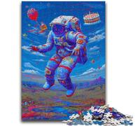 Adult Jigsaw Puzzles 1000 Astronauts in Space Challenging To Complete But Fun And Humorous Birthday Present, Gifts, Wall Art 50x75cm