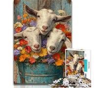 Adult Jigsaw Puzzles 1000 Baby Cow 1000 Pieces for Teenagers,Toys Educational Games Stress Relieving Unique Birthday And Gifts (size 75x50cm)