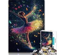 Adult Jigsaw Puzzles 1000 Ballet Dancer 1000 Piece Puzzle,Fun Games Every Piece Is Unique - Challenging Family Fun Game (size 75x50cm)