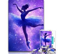 Adult Jigsaw Puzzles 1000 Ballet Dancer 1000 Piece Puzzle,Fun Games Every Piece Is Unique - Challenging Family Fun Game (size 38x26cm)