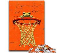 Adult Jigsaw Puzzles 1000 Basketball And Frog for Educational Game Challenge Toy for Is Ideal As A Gift for The Whole Family 50x75cm