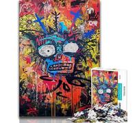 Adult Jigsaw Puzzles 1000 Basquiat-style 1000 Pieces for Adults,is Ideal As Gifts for The Whole Family Suitable for And 14 26x38cm
