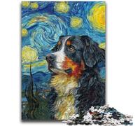 Adult Jigsaw Puzzles 1000 Bernese Mountain Dog Family Fun for Is Ideal As A Gift for The Whole Family for And Age 14 Years Up 50x75cm