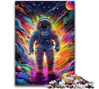 Adult Jigsaw Puzzles 1000 Colourful Astronauts 1000 Pieces for Adults,is Ideal As Gifts for The Whole Family Suitable for And 14 (38x26cm)