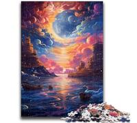 Adult Jigsaw Puzzles 1000 Colourful Fall Landscape 1000 Pieces for Adults,is Ideal As Gifts for The Whole Family Suitable for And 14 (50x75cm)