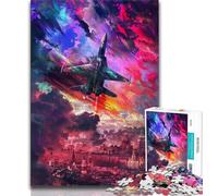 Adult Jigsaw Puzzles 1000 Colourful Fighter 1000 Piece Puzzle,Fun Games Every Piece Is Unique - Challenging Family Fun Game (size 38x26cm)