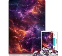 Adult Jigsaw Puzzles 1000 Colourful Galaxy 1000 Piece Puzzle,Fun Games Every Piece Is Unique - Challenging Family Fun Game (size 75x50cm)