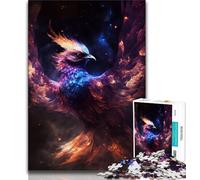 Adult Jigsaw Puzzles 1000 Cosmic Phoenix Rising 1000 Pieces for Teenagers,Perfect for Game Nights, Colorful Toy for Home Gift (size 75x50cm)