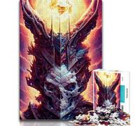 Adult Jigsaw Puzzles 1000 Crystal Necromancer 1000 Piece Puzzle,Fun Games Every Piece Is Unique - Challenging Family Fun Game (size 75x50cm)