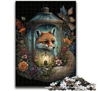 Adult Jigsaw Puzzles 1000 Cute Fox Challenging Family Activity Games DIY Toy for Home Wall Decor Gifts 26x38cm