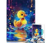 Adult Jigsaw Puzzles 1000 Cute Little Yellow Duck 1000 Pieces for Adults,Challenging Difficult Deal As Gifts for The Whole Family (size 38x26cm)