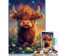 Adult Jigsaw Puzzles 1000 Cute Yak Baby Teenager Puzzles,Stress Reliever Difficult Challenge Suitable for Desktop Decoration (size 38x26cm)