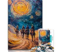 Adult Jigsaw Puzzles 1000 Desert Landscape 1000 Pieces for Adults,Challenging Difficult Deal As Gifts for The Whole Family (size 75x50cm)