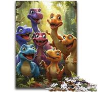 Adult Jigsaw Puzzles 1000 Dinosaur Teenager Puzzles,learning Educational Is Ideal As A Gift for The Whole Family (38x26cm)