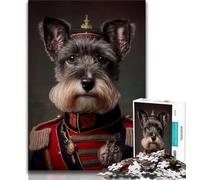 Adult Jigsaw Puzzles 1000 Dog in Military Uniform Puzzles for Adults,learning Educational for Is Ideal As A Gift for The Whole Family (size 38x26cm)