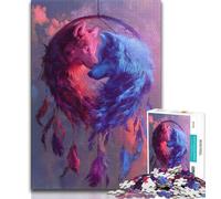Adult Jigsaw Puzzles 1000 Dream Catcher 1000 Piece Puzzle,Fun Games Every Piece Is Unique - Challenging Family Fun Game (size 38x26cm)