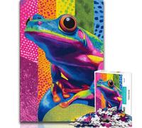 Adult Jigsaw Puzzles 1000 Dream Frog 1000 Piece Puzzle,for Educational Game Challenge Toy Birthday Present, Gifts, Wall Art 38x26cm