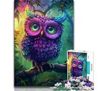 Adult Jigsaw Puzzles 1000 Dream Owl Teenager Puzzles,Game Toys Every Piece Is Unique - Challenging Family Fun Game (size 38x26cm)