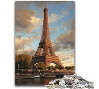 Adult Jigsaw Puzzles 1000 Eiffel Tower, London 1000 Pieces for Adults,is Ideal As Gifts for The Whole Family Suitable for And 14 (38x26cm)