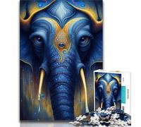 Adult Jigsaw Puzzles 1000 Elephant Sorcery 1000 Piece Jigsaw,Challenging Game Gifts for Is Ideal As A Gift for The Whole Family (size 75x50cm)