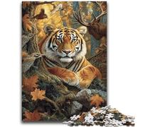 Adult Jigsaw Puzzles 1000 Fallen Tiger Challenging To Complete But Fun And Humorous Unique Birthday And Gifts 38x26cm