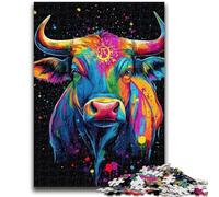 Adult Jigsaw Puzzles 1000 Fantasy Buffalo Teenager Puzzles,learning Educational Is Ideal As A Gift for The Whole Family (50x75cm)