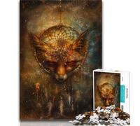 Adult Jigsaw Puzzles 1000 Fantasy Fox 1000 Pieces for Adults,Challenging Difficult Deal As Gifts for The Whole Family (size 38x26cm)