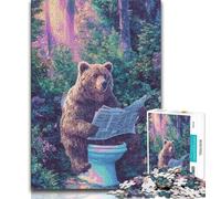 Adult Jigsaw Puzzles 1000 Fantasy Grizzlies 1000 Pieces for Adults,is Ideal As Gifts for The Whole Family Suitable for And 14 75x50cm